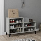The Living Store omarica za čevlje betonsko siva 102x36x60 cm inženirski les - omarica za čevlje, (21434133) Cene