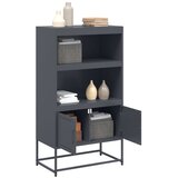  Visoka komoda antracit 68,5x38,5x123,5 cm čelična | shoptok.hr