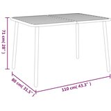  Vrtni stol antracit 110x80x71 cm čelični | Eponuda.ba