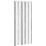 vidaXL Zavjesa protiv insekata Chenille Siva i bijela 90 x 200 cm - Siva i bijela (dvostripa) 90 x 200 cm | shoptok.hr