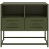 TV ormarić maslinastozeleni 68x39x60,5 cm čelični | shoptok.hr