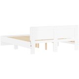  Okvir kreveta s uzglavljem i LED bijeli 160 x 200 cm | shoptok.hr
