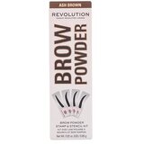 Revolution Brow Powder Stamp & Stencil puder za obrve 0,65 g nijansa Ash Brown za žene | shoptok.hr