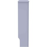 vidaXL Pokrov radiatorja 2 pcs Siva 78x19x81.5cm Konstruiran les | Shoptok.si