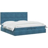  od pjene s madracem i LED-om Tamno plava 200 x 200 cm | shoptok.hr
