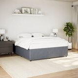 Furnova Posteljni okvir brez vzmetnice temno siv 200x200 cm žamet, (21936907) Cene