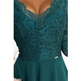 Numoco Elegant long dress with lace neckline | Shoptok.si