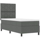  Krevet s opruga kutije Tamno siva 80 x 200 cm tkanina | shoptok.hr