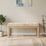  Paletni podni jastuk pamučni 120 x 40 x 7 cm bež | shoptok.hr