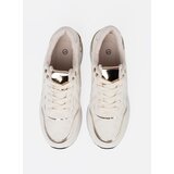 Shelvt Beige sneakers with shimmering gold accents | Eponuda.ba
