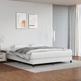  Madrac s džepičastim oprugama srednje tvrdoće bijeli 180x200x20 cm umjetne kože | shoptok.hr
