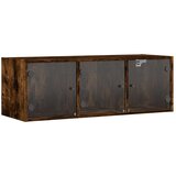 vidaXL Zidni ormarić sa staklenim vratima boja hrasta 102 x 37 x 35 cm | shoptok.hr