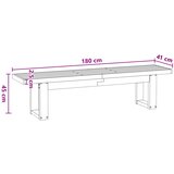  Klupa za blagovanje NOAIN 180 x 41 x 45 cm Masivna borovina | shoptok.hr