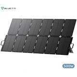 BLUETTI SORA 500 prenosni solarni panel, 500W moč, polnjenje polnilnih postaj, zložljiva oblika, stojalo, ročaj, UV odpornost, IP67 vodoodpornost, ETFE prevleka, MC4 konektor, črn - - Bonajo Cene