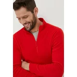 Jack Wolfskin Športni pulover Taunus moški, rdeča barva