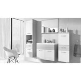 P & B kopalnica alba, barva hrasta, bela, 5-Delna | Shoptok.si