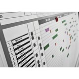 magnetoplan Kompletni planer za zaposlene in projekte, za 35 zaposlenih ali projektov, ŠxV 1215 x 915 mm | Shoptok.si