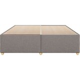 vidaXL Posteljni okvir brez vzmetnice taupe 200x200 cm blago, (21369141) | Shoptok.si