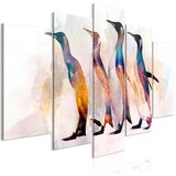  Slika - Penguin Wandering (5 Parts) Wide 100x50 | shoptok.hr