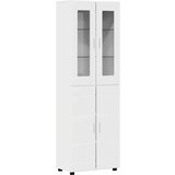  Set TV komoda s ladicama Visoki sjaj bijela Konstruirano drvo | shoptok.hr