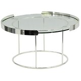 Schafer Schäfer okrugli stakleni stolić srebrni 30 cm Emi | shoptok.hr