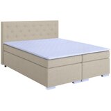 MID.YOU BOXSPRING POSTELJA 180 cm x 200 cm , tekstil, leseni material bež | Shoptok.si