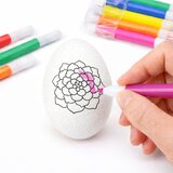  Easter Styrofoam Eggs For Painting Markers Flower Pattern B 6pcs | Shoptok.si