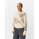 .OBJECT Pulover 'OBJLaney Rubin' pesek / črna | Shoptok.si