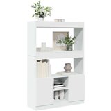 vidaXL Visoka komoda bijela 92 x 33 x 140 cm od konstruiranog drva | shoptok.hr