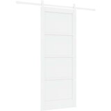  Klizna vrata Bijela 83 x 202 cm Masivna borovina | shoptok.hr