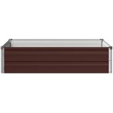  Povišeni vrtni krevet Smeđa 100 x 80 x 24 cm | shoptok.hr