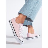 SHELOVET Women's pink low sneakers Vico Cene