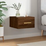  Zidni noćni ormarić boja smeđeg hrasta 35 x 35 x 20 cm | shoptok.hr