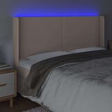  Uzglavlje boja cappuccina 163x16x118/128cm od umjetna koža | shoptok.hr