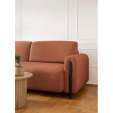 ELTAP Raztegljiva/s prostorom za shranjevanje sedežna garnitura iz tkanine bouclé v barvi terakote 244 cm Arcadova – | Shoptok.si