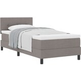 Postelja boxspring z vzmetnico Taupe 90 x 190 cm blago | Shoptok.si