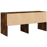 vidaXL Regal za čevlje zložljiva dimljeni hrast 89,5x30x40 cm | Shoptok.si