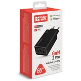 COLORWAY Punjač AC GaN3 Pro Power Delivery (USB-A + 2 USB TYPE-C) (65W) crni | shoptok.hr
