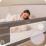Momi zaštitna ograda za krevet Lexi Plus XL Grey | ePonuda.com