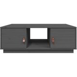  Stolić za kavu sivi 100 x 50 x 35 cm od masivne borovine | shoptok.hr