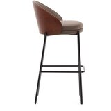 Kave Home Smeđa barska stolica (visine sjedala 77 cm) Eamy – | shoptok.hr