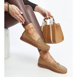 Gemre Dark beige moccasins with a buckle Anisah | shoptok.hr
