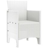 Vrtna stolica 2 pcs Bijelo 53 x 49 x 85 cm Polipropilen | shoptok.hr