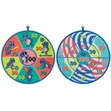 Schildkröt Funsports - Soft Dart Set, Klett-Dartscheibe mit 2 x 3 Bällen 970148