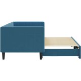  Dnevni krevet na razvlačenje plavi 80 x 200 cm baršunasti | shoptok.hr
