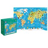 Puzzle 250 KOM KIDS 5 WORLD MAP INTERDRUK | Shoptok.si