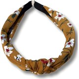 IZMAEL Naglavni trak ST-23696 - Rumena / Cvetje | Shoptok.si