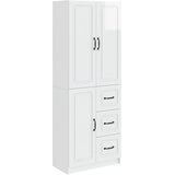  Set ormara 2 kom. Bijela visokog sjaja Konstruirano drvo | shoptok.hr