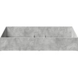  Okvir za podesivu bazu kreveta Betonska siva 90 x 200 cm | shoptok.hr