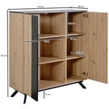 P & B VISOKA KOMODA, rjava | Shoptok.si